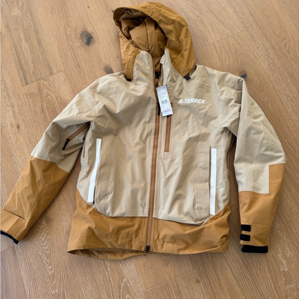 adidas Terrex Tan and Brown Ski Jacket